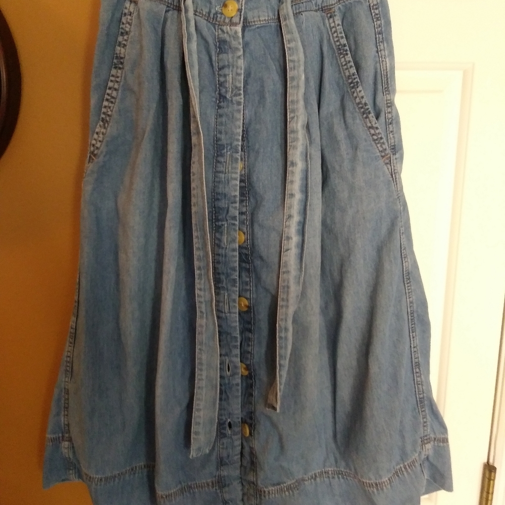 Gap Midi Denim Skirt